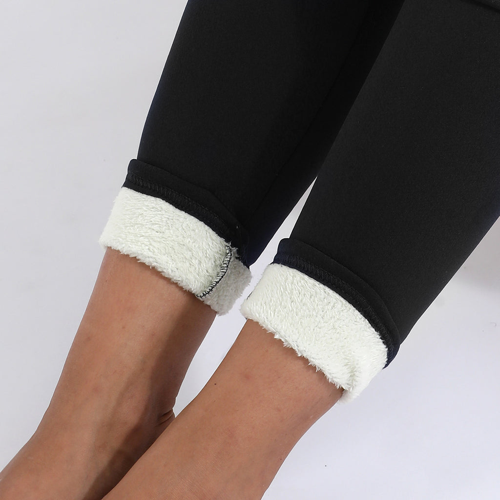 Premium Quality Stretch Lamb Cashmere Leggins for Winter