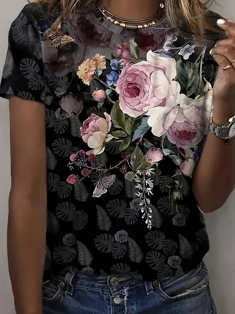 New Printed Casual Top For Summer