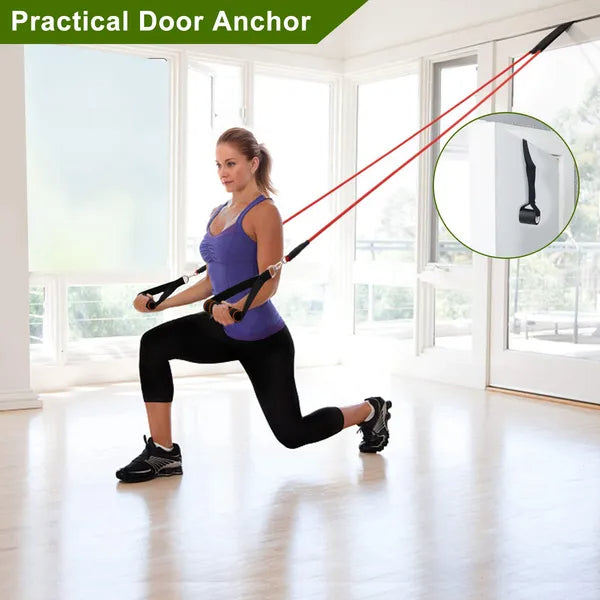 11Pcs Resistance Bands Set Tube Bands