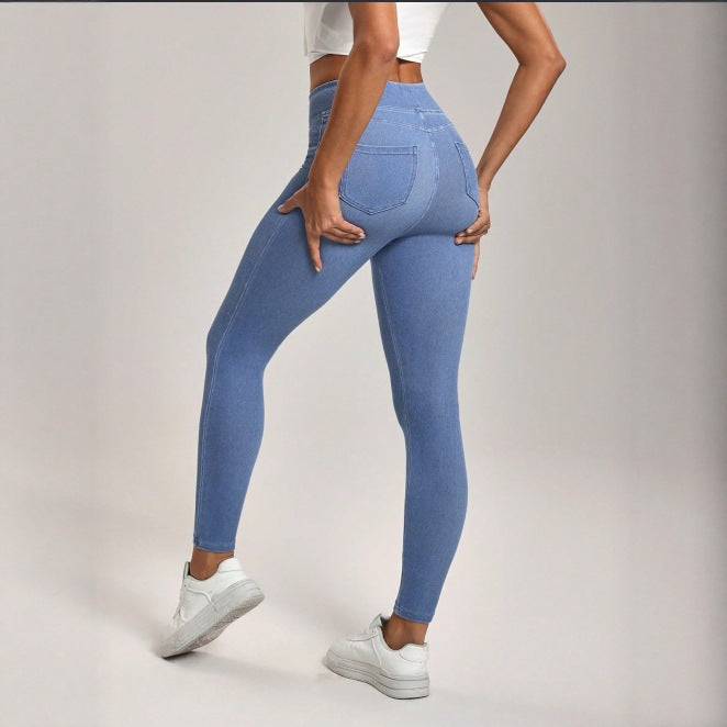 Premium Quality High Waist Double Pocket Sports Casual Ankle Banded Pants